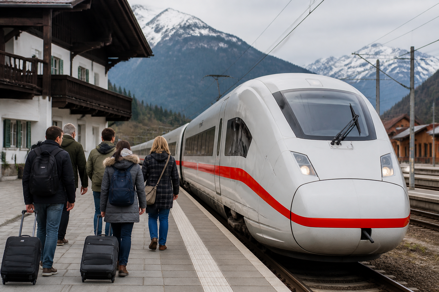 Oberstdorf’tan Dortmund’a Kesintisiz ICE L Seferi Başlıyor